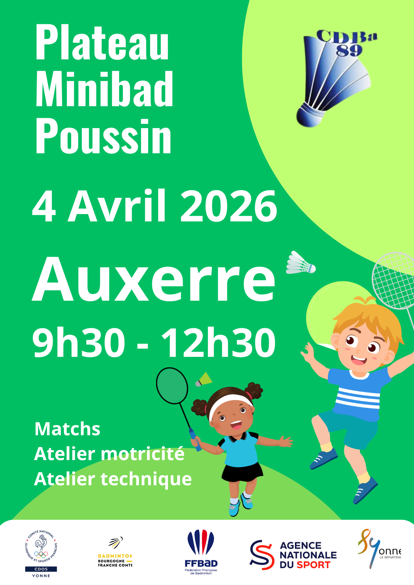 Plateau Minibad/Poussin